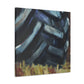 "Tractor Tire Impressionism" - Canvas