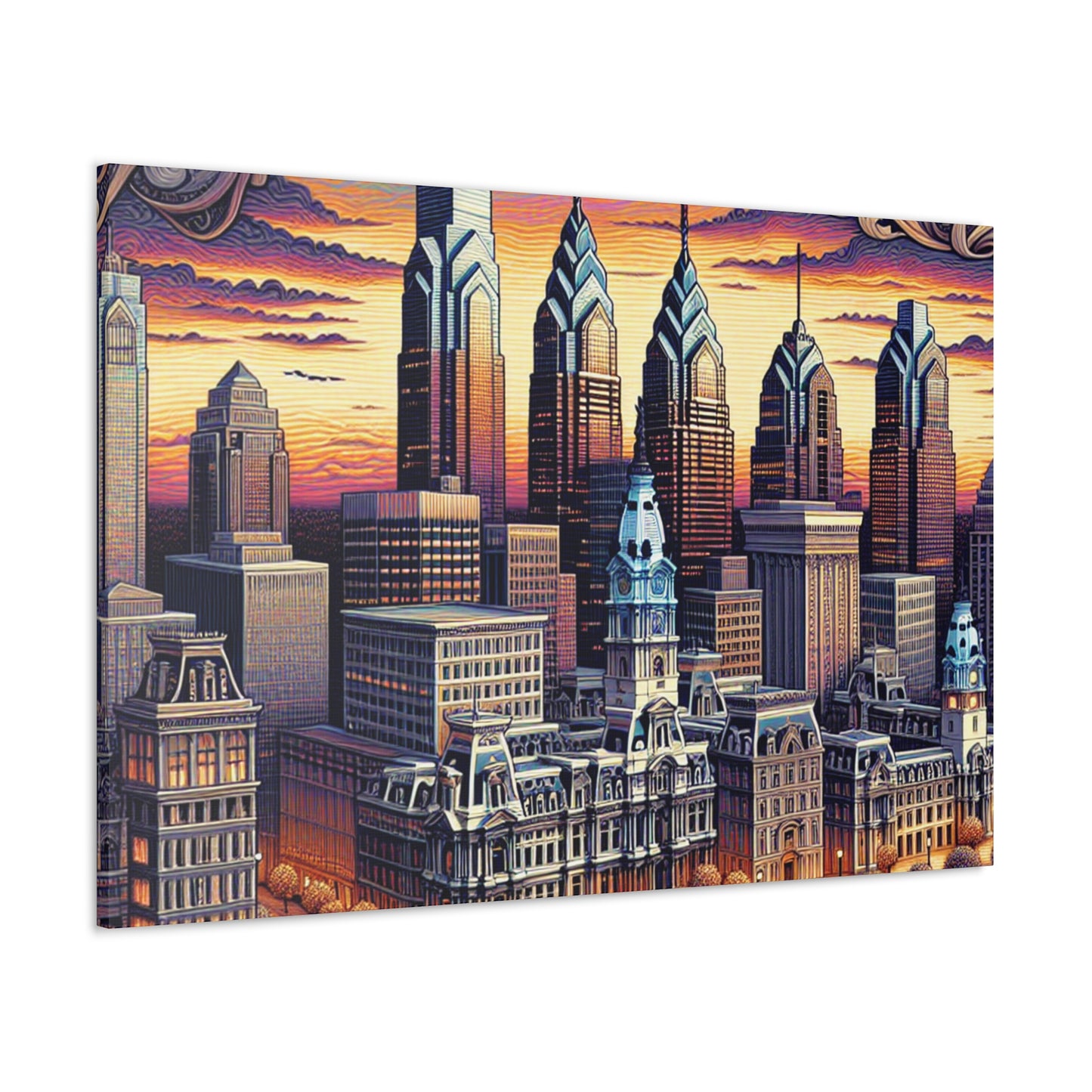 "Philly Dreamscape Unveiled" - Canvas