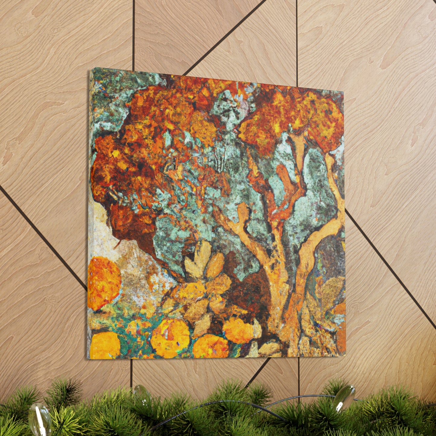 Marigolds in Bloom - Canvas