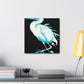 "Snowy Egret Splendor" - Canvas