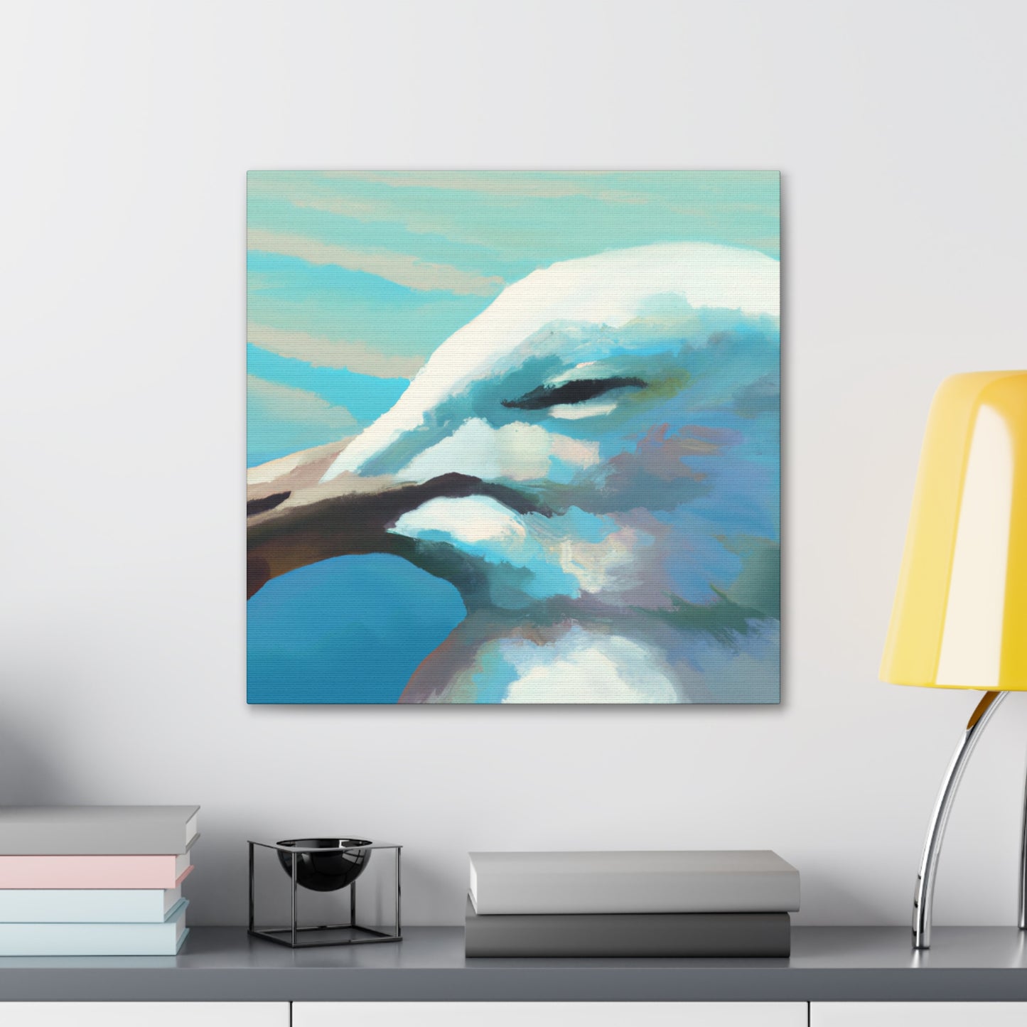 "Seagulls on the Shore" - Canvas