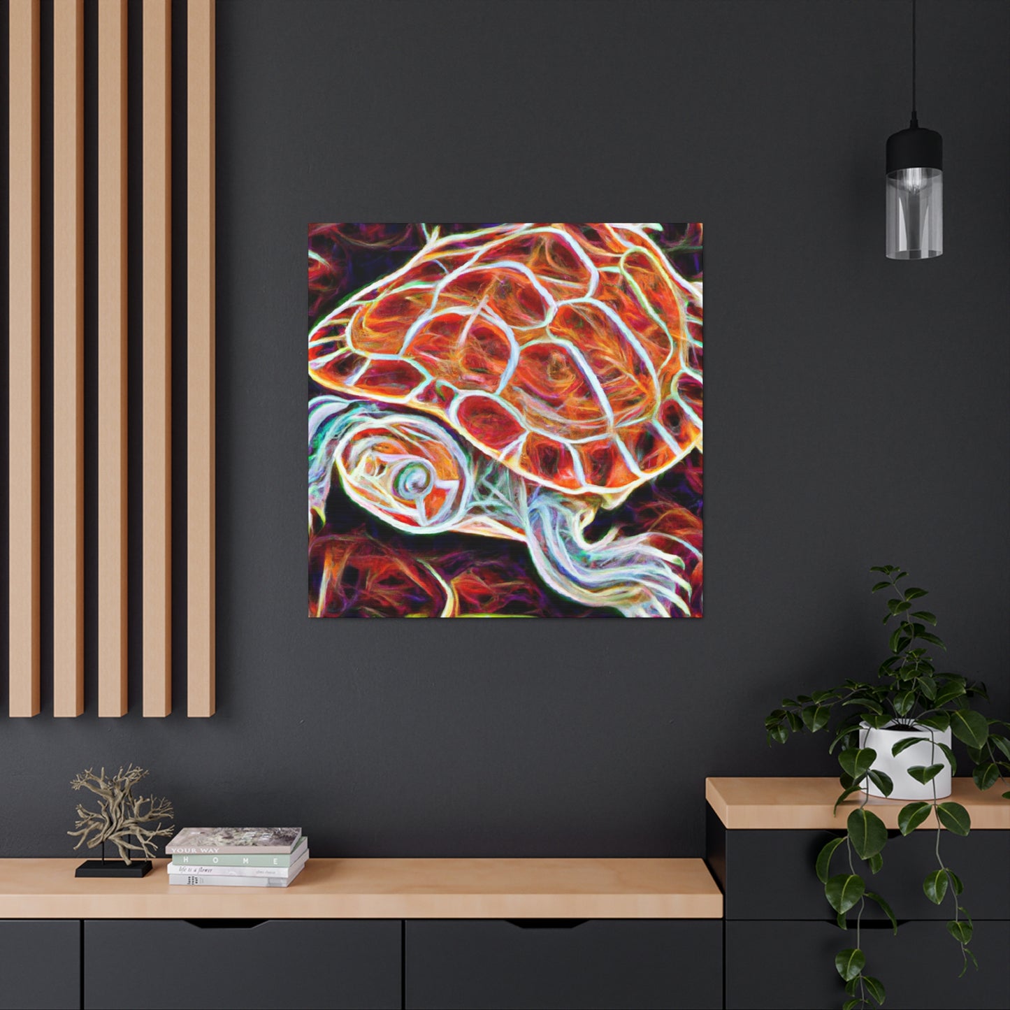 "Turtle Solitaire Magnificence" - Canvas