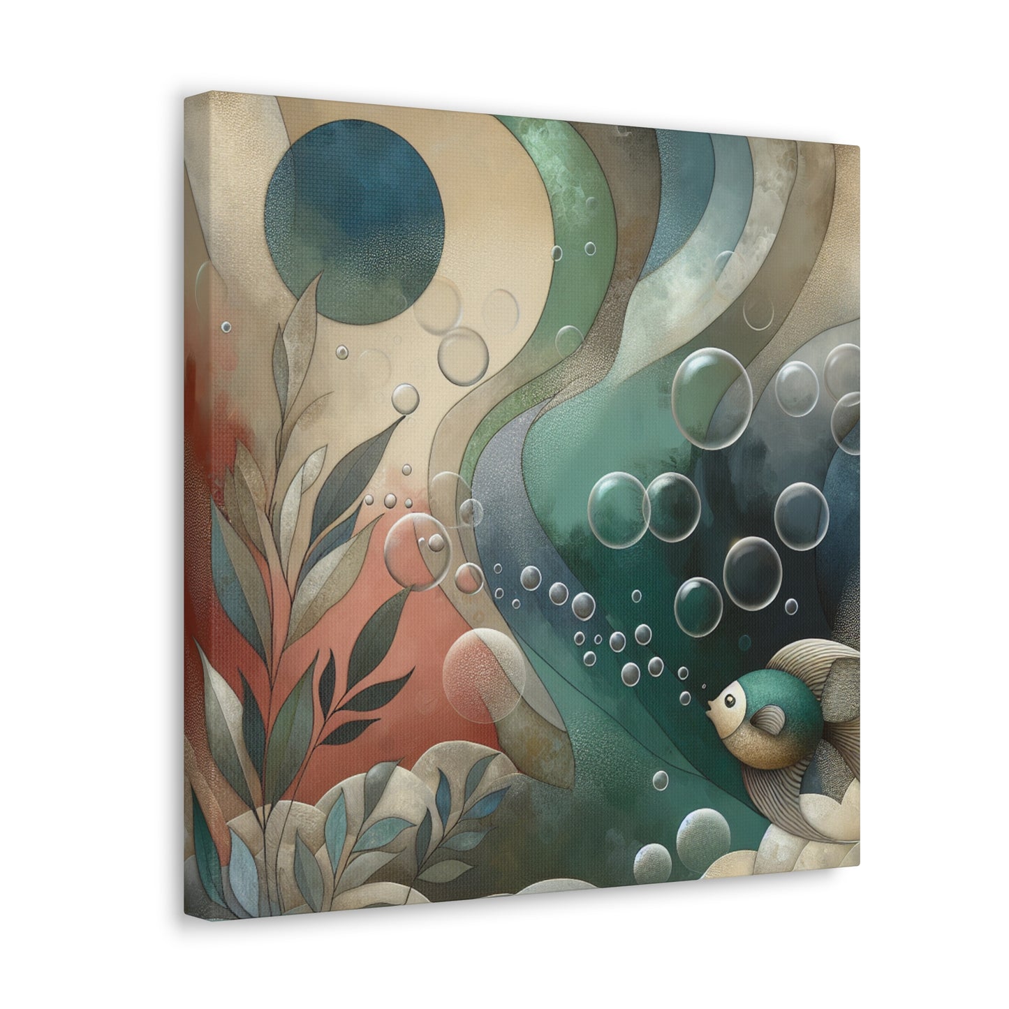 "Dreamy Aquatic Wonderland" - Canvas