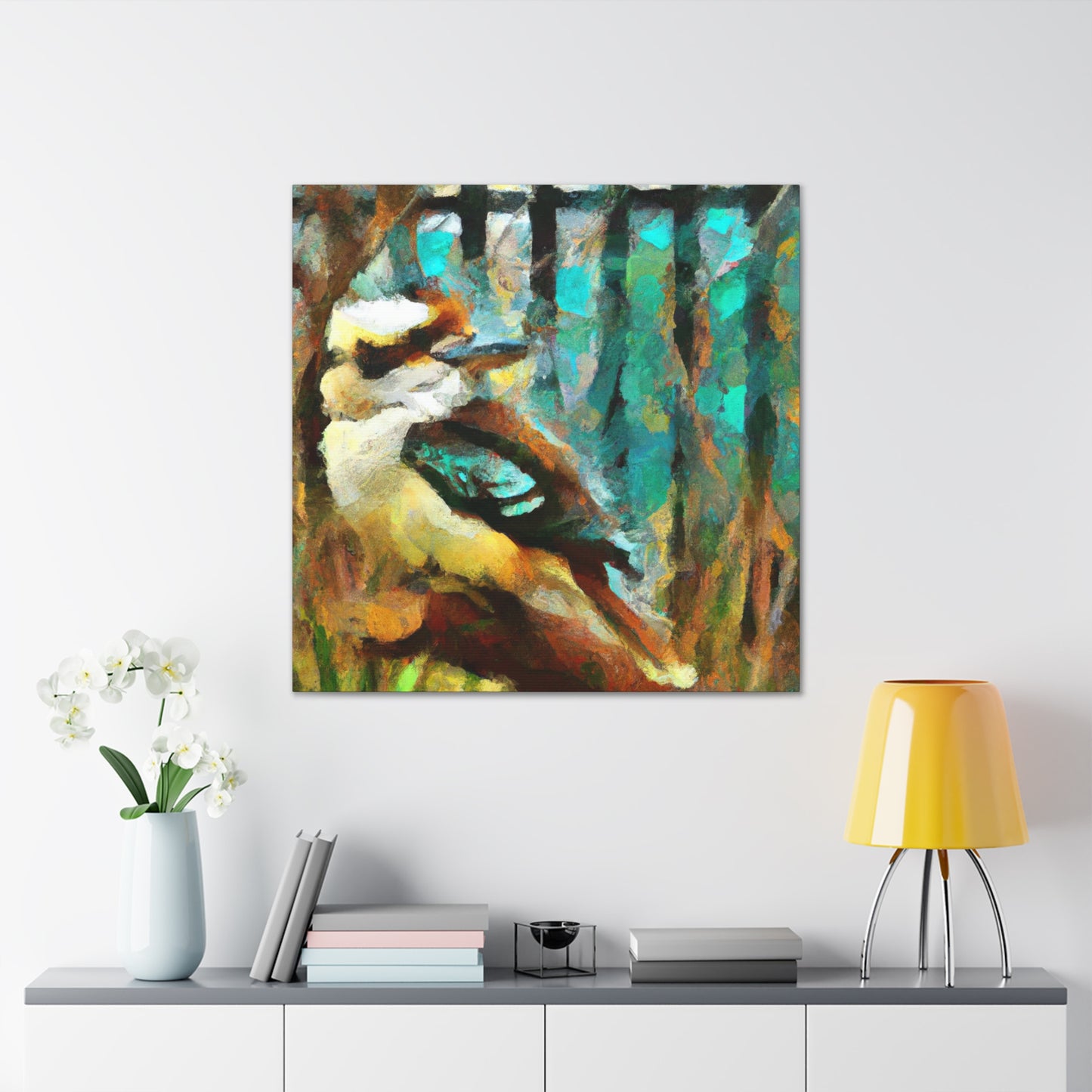 Kookaburra Folk Art - Canvas