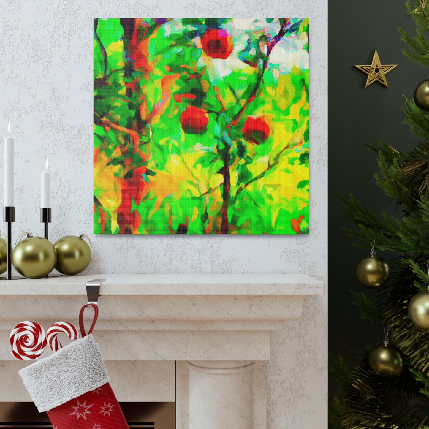 "Apple Tree Oasis" - Canvas