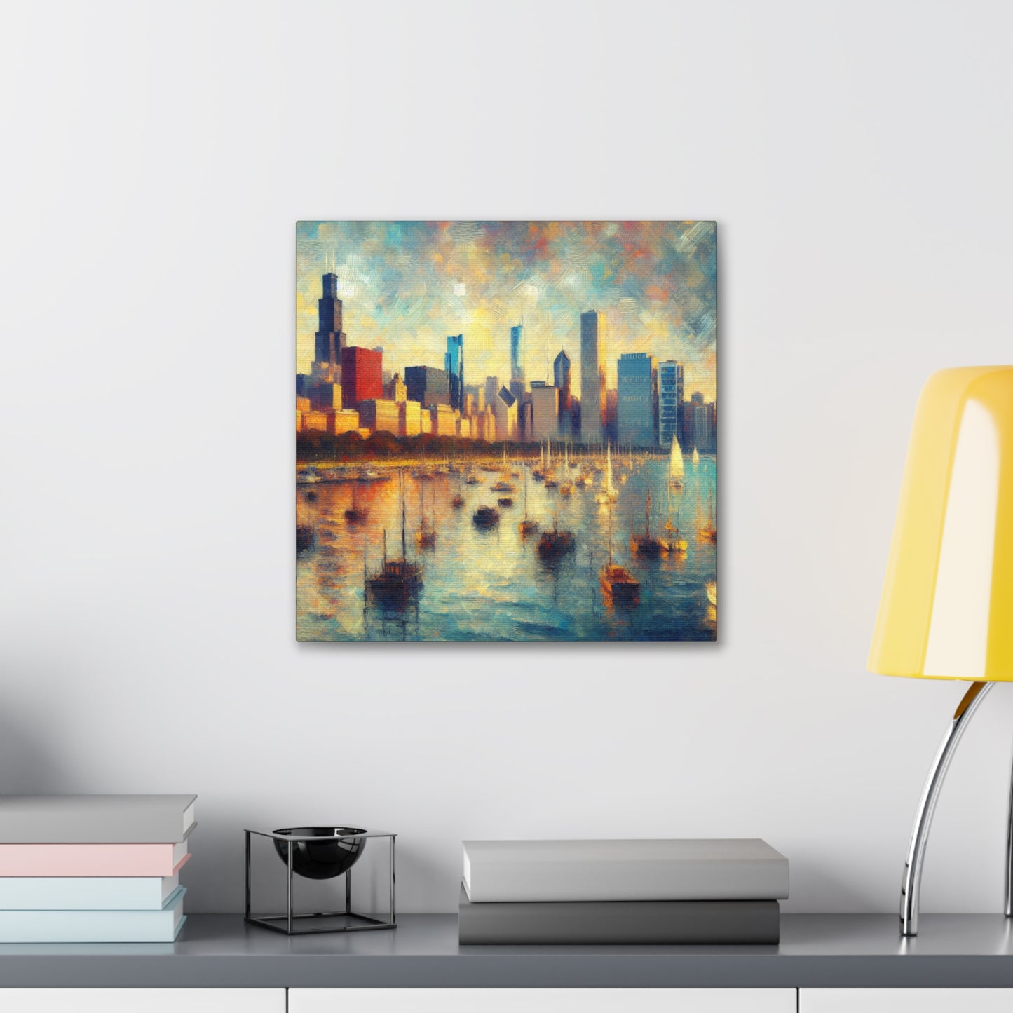 "Cityscape of Hope" - Canvas