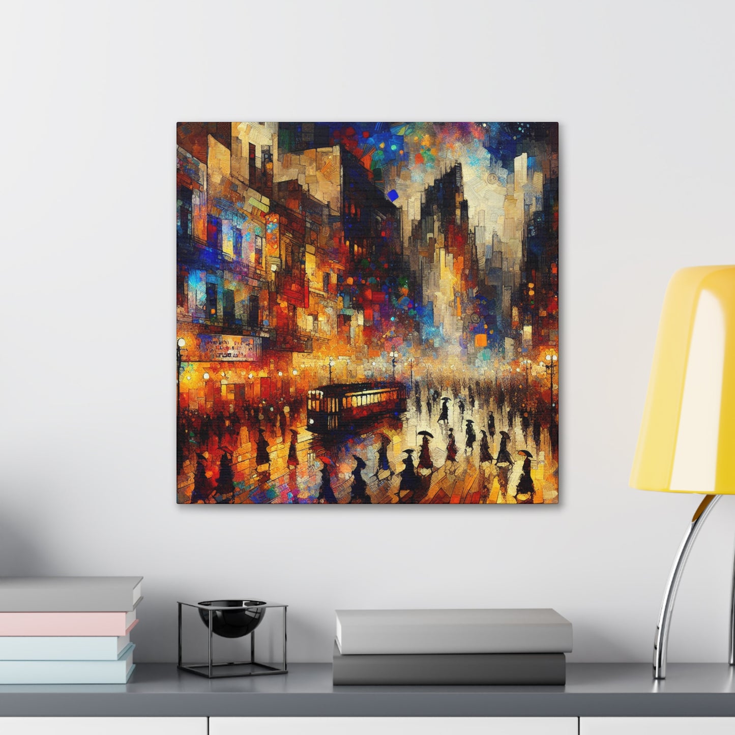 Vibrant City Stages - Canvas