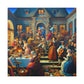 "Revelry at Renaissance Villa" - Canvas