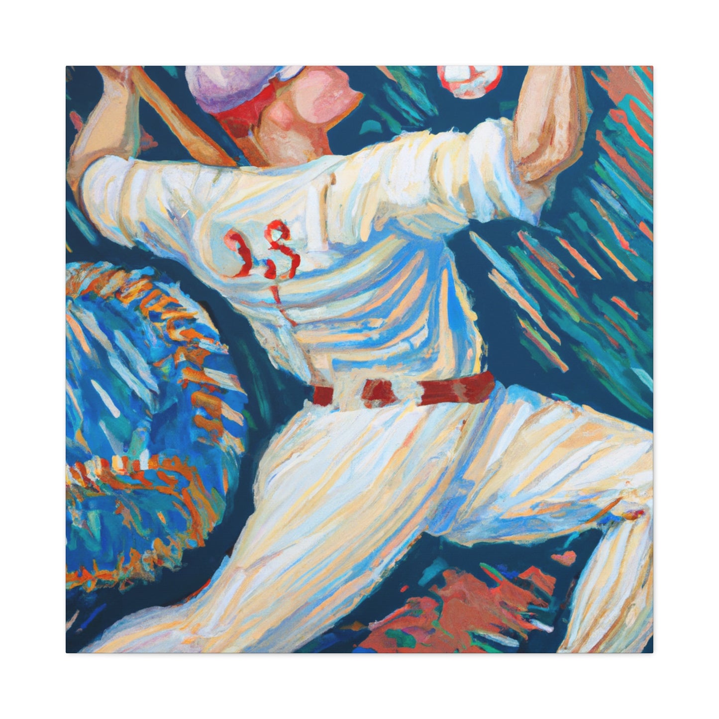 "Baseball Glory Unleashed" - Canvas