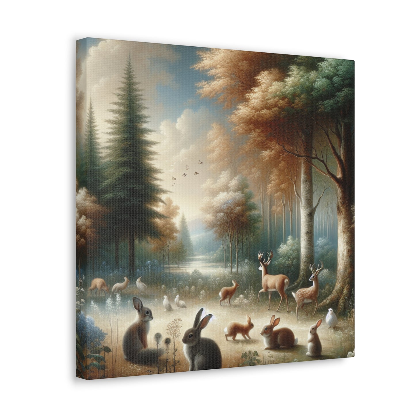 Whispering Woodland Wonders - Canvas