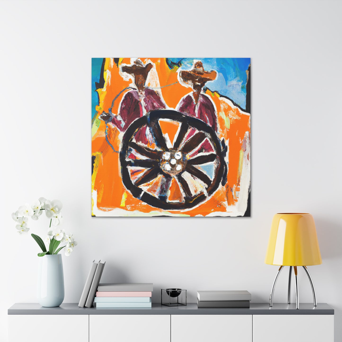 "Wheel of Abstraction" - Canvas