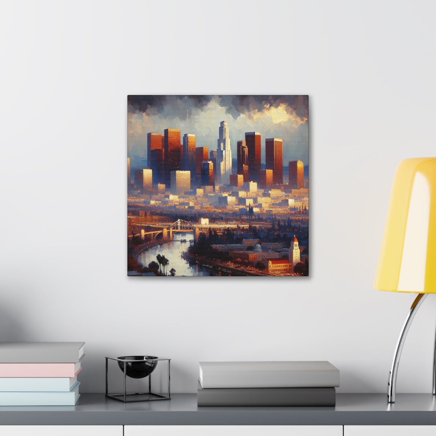 Golden Horizon Over Angeles - Canvas