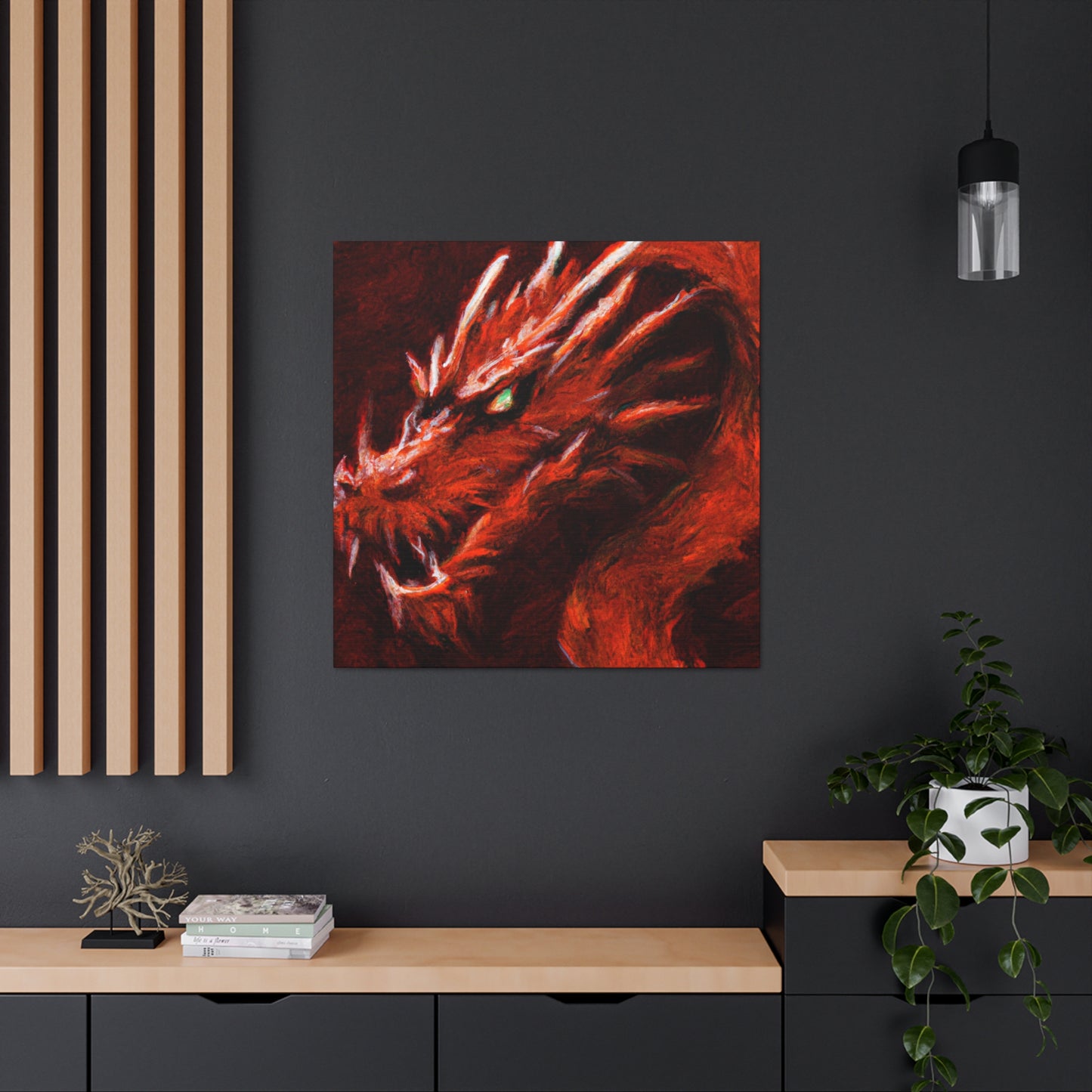 "Dragon's Majestic Majesty" - Canvas