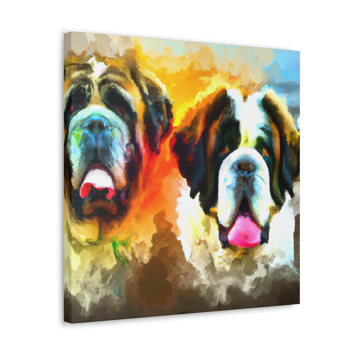 Saint Bernard's Majesty - Canvas