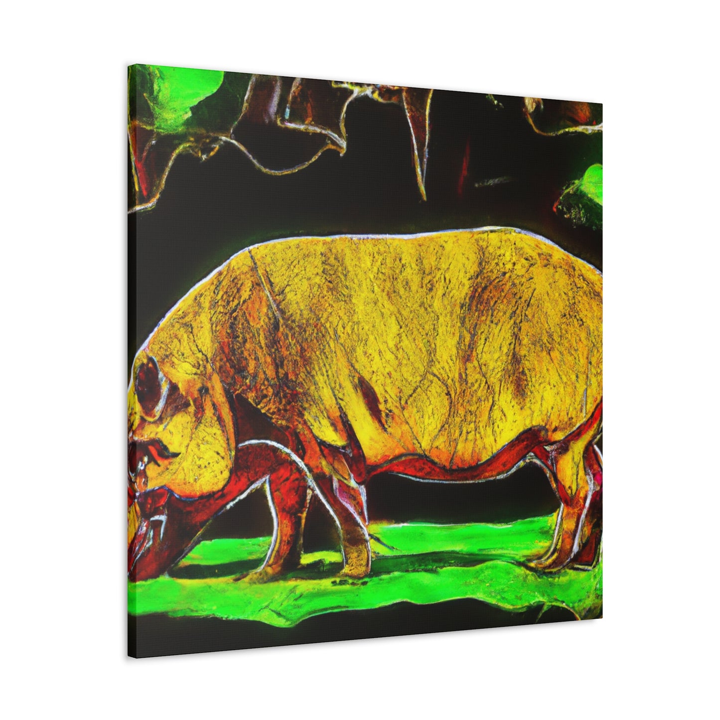 Warthog in Abstract. - Canvas