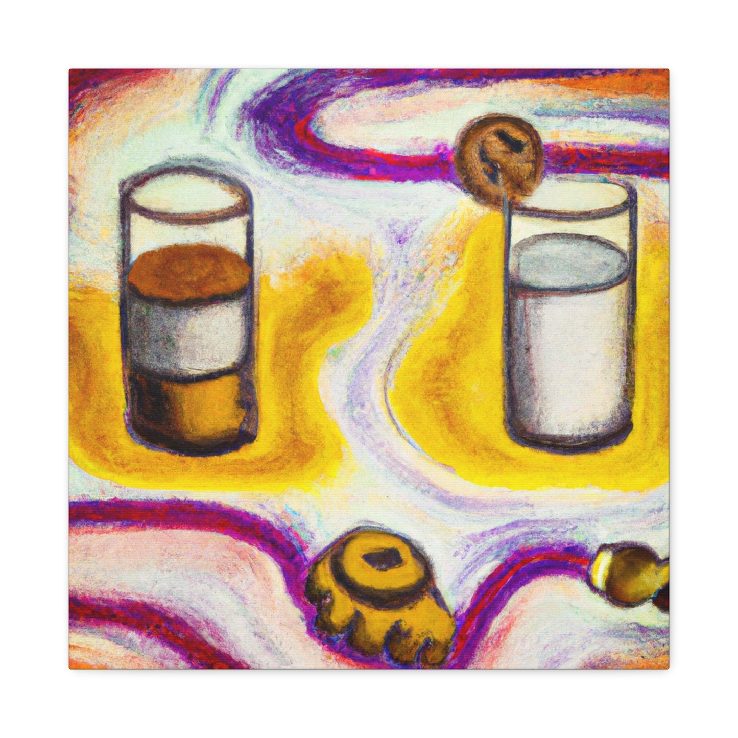 Milk and Cookies Joy - Canvas