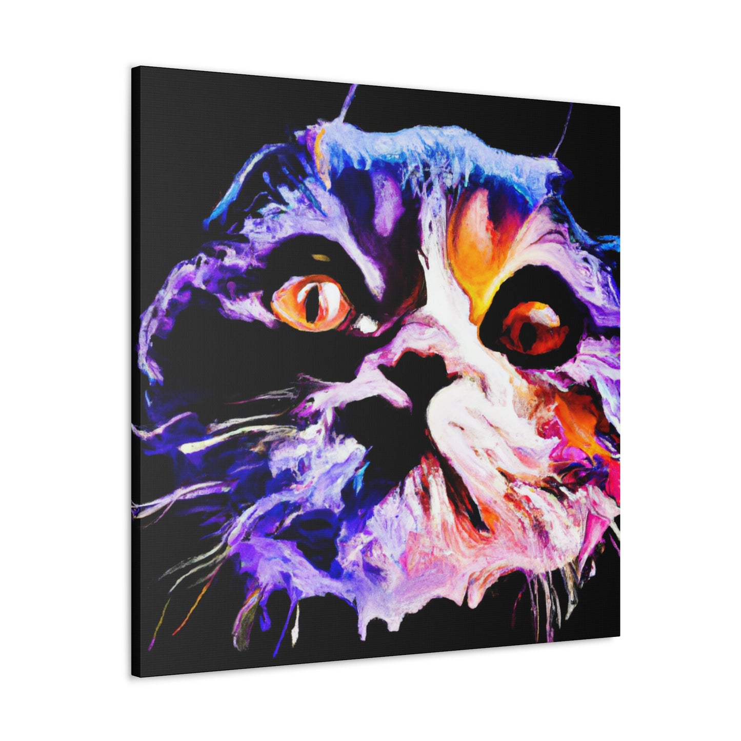 "Scottish Fold Snugglepuss" - Canvas