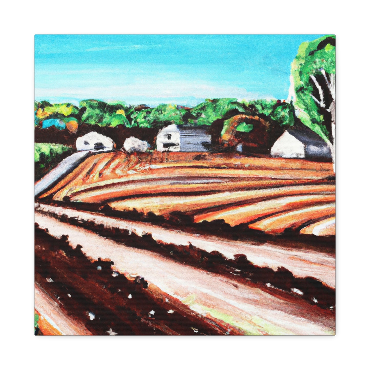 Country Road Pop Art - Canvas