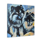 Keeshond in Splendor - Canvas