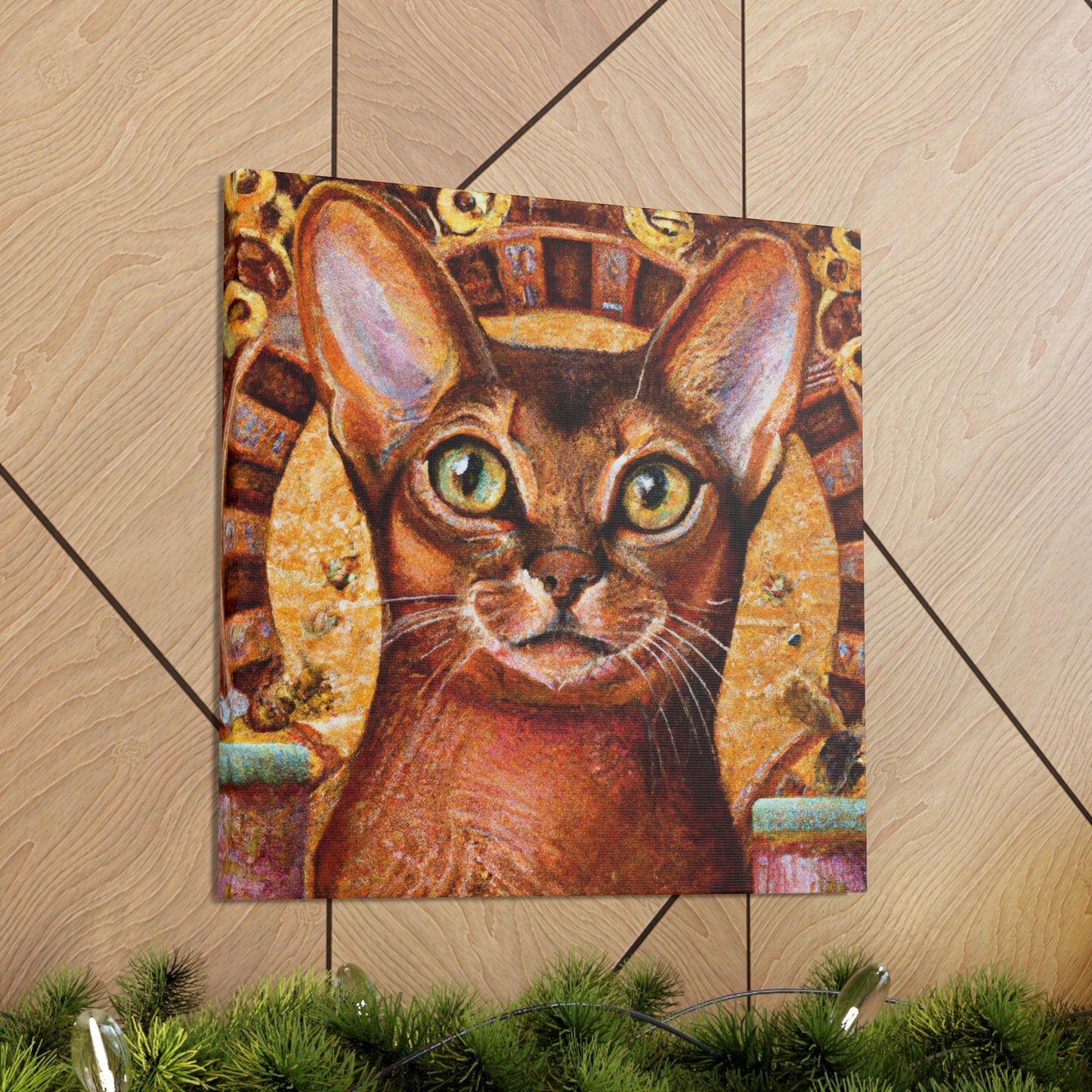 Abyssinian Splendor Scene - Canvas