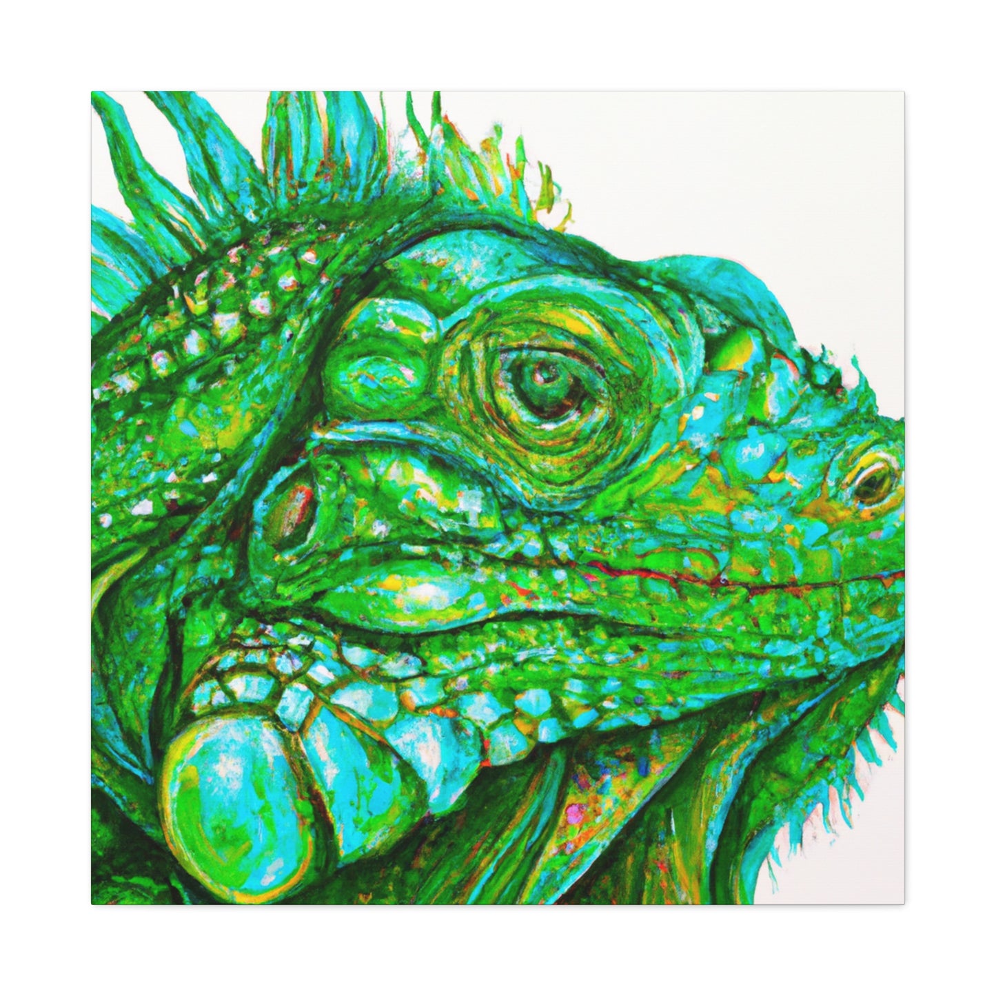 Iguana's Surreal Dream - Canvas