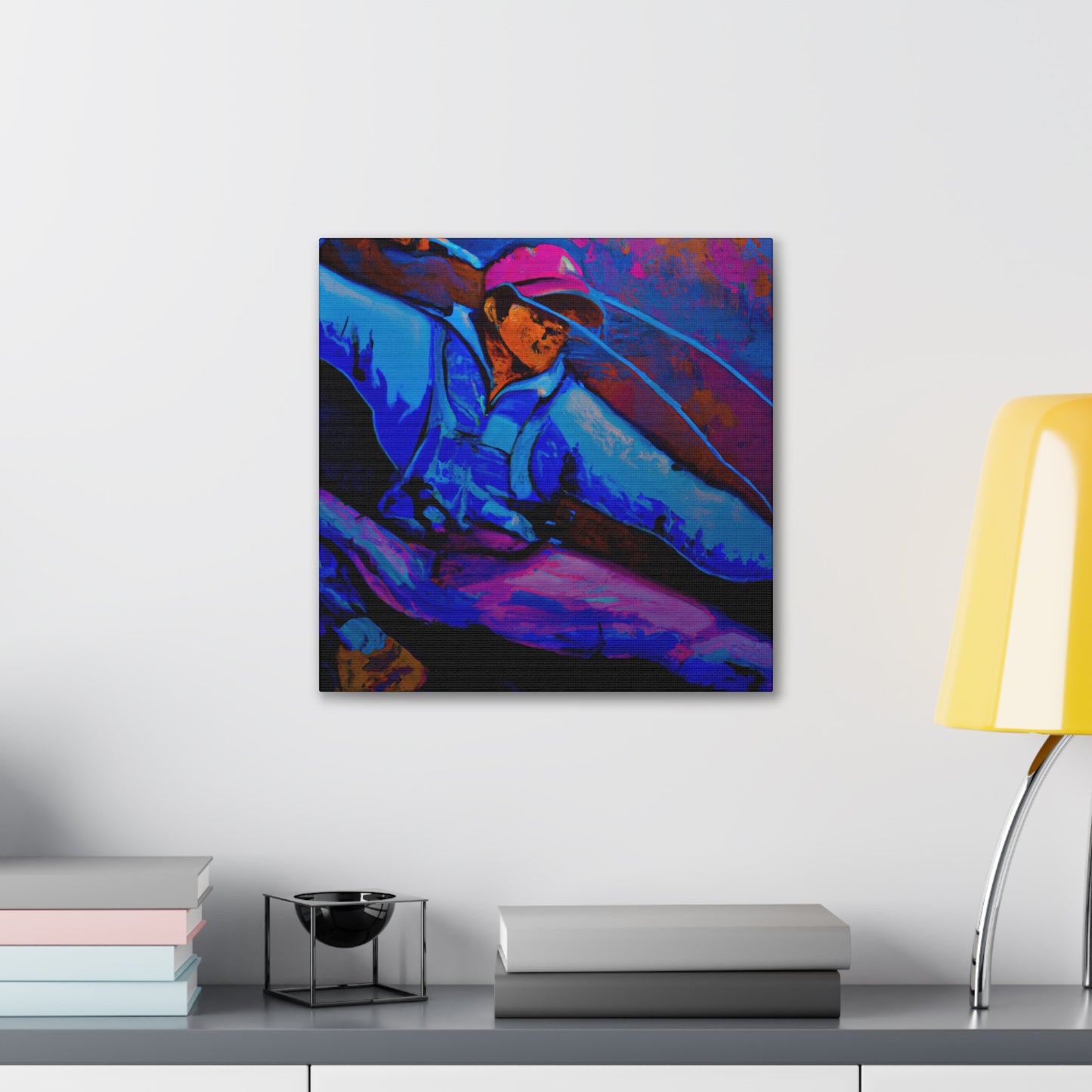 "Fly Fishing Abstraction" - Canvas