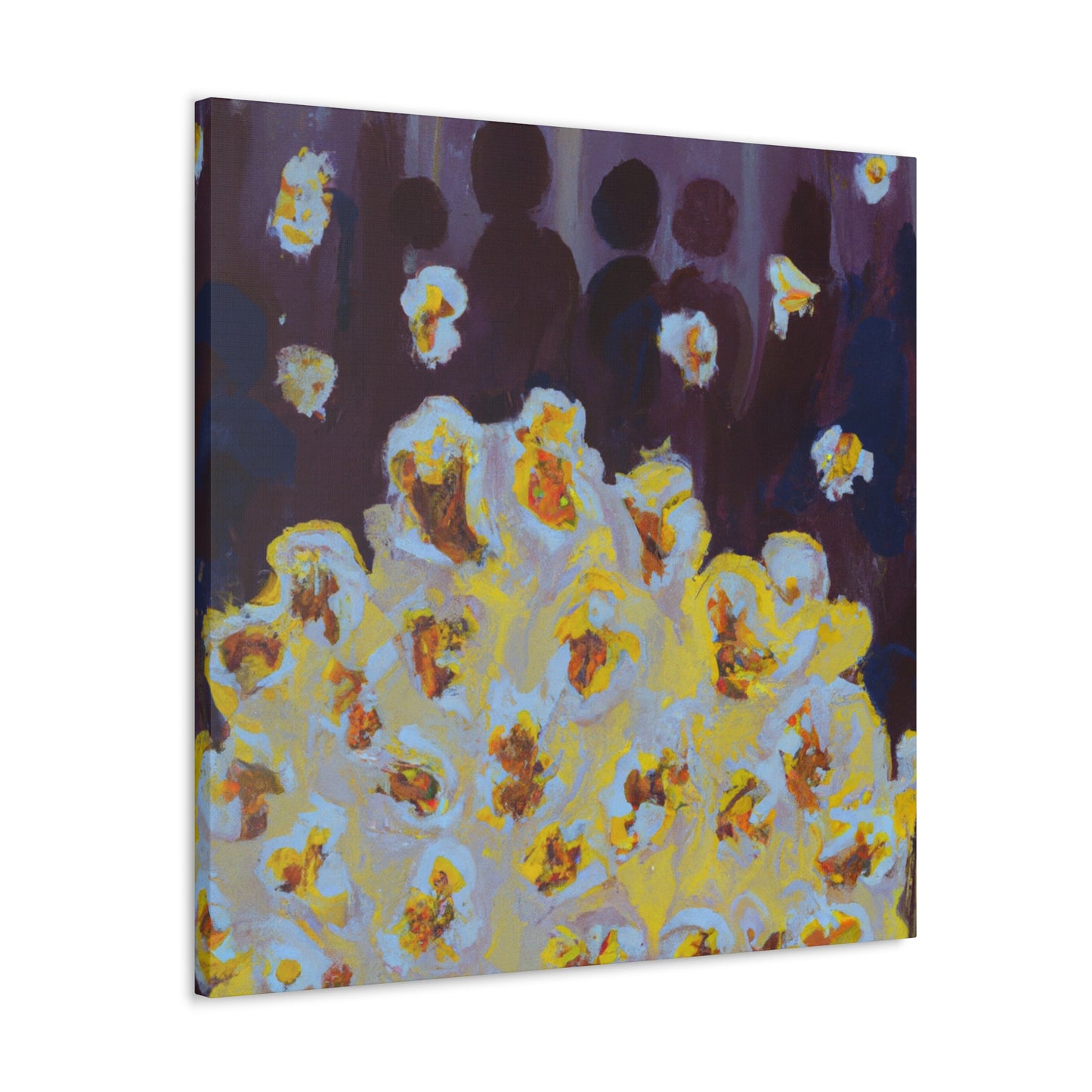 "Popcorn Palette Impasto" - Canvas