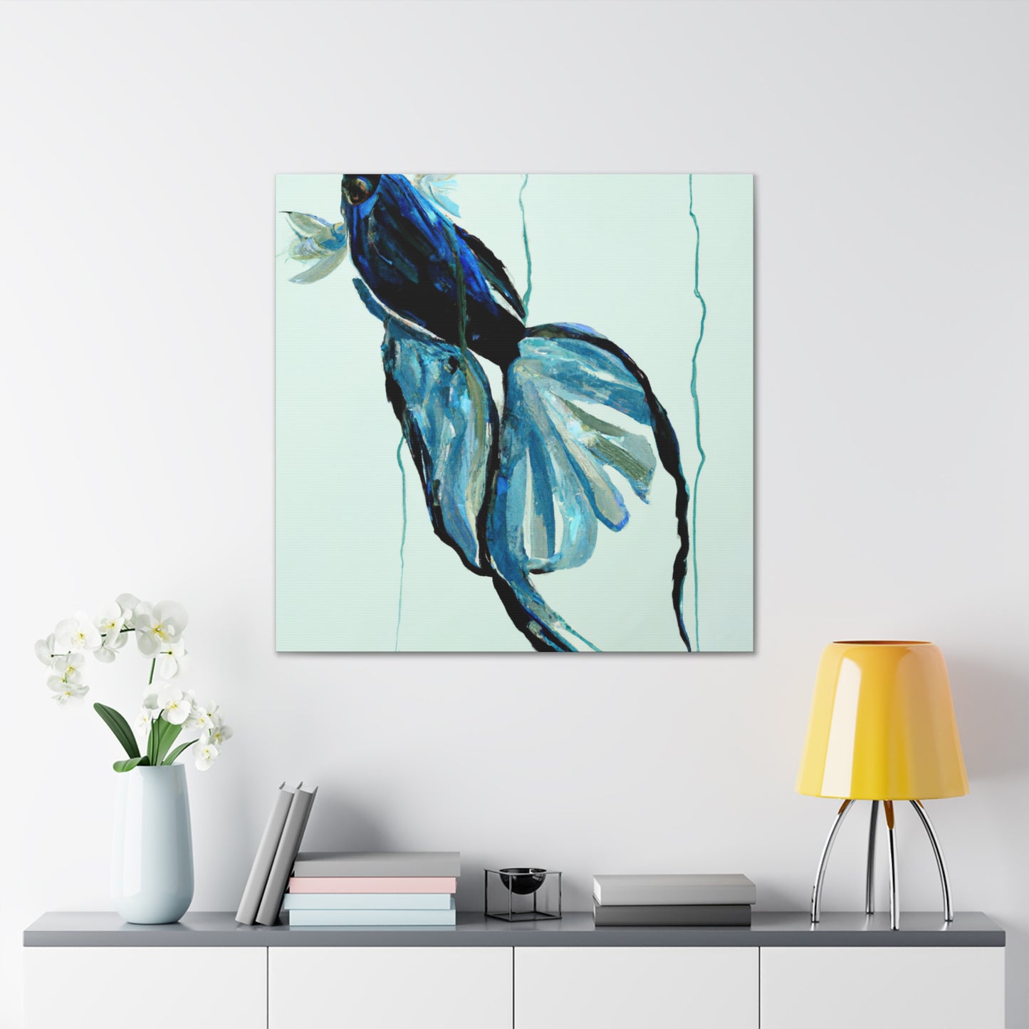 "Angelfish of Art Deco" - Canvas