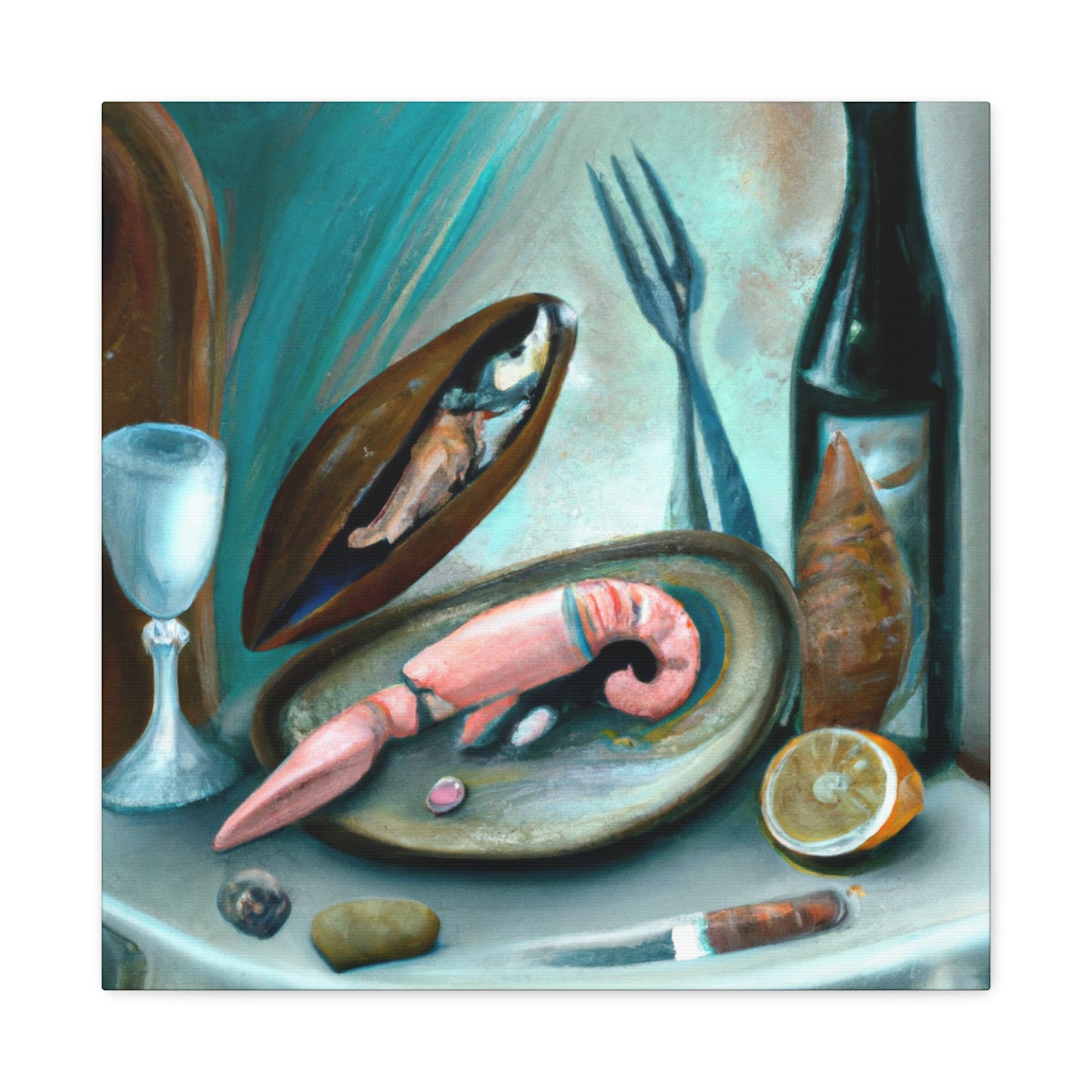 Seafood Surreal Dream - Canvas