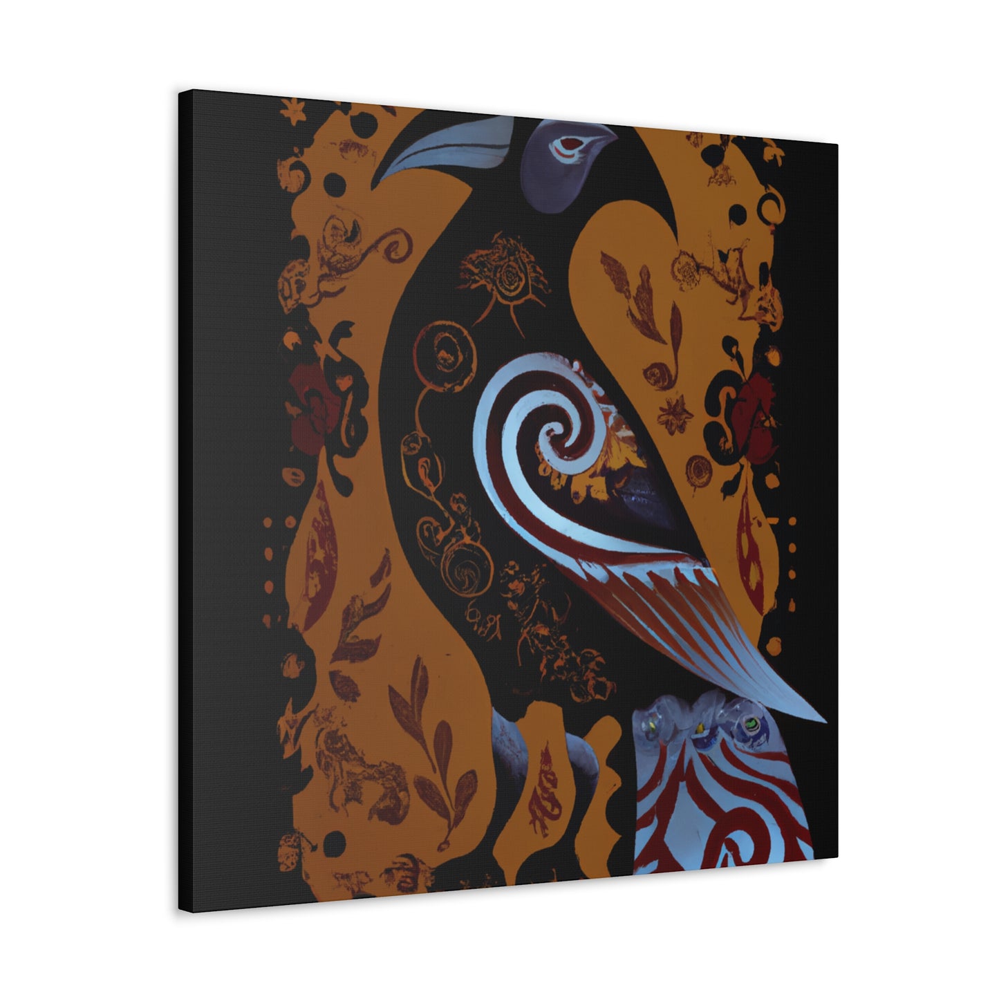 "American Crow Art Deco" - Canvas