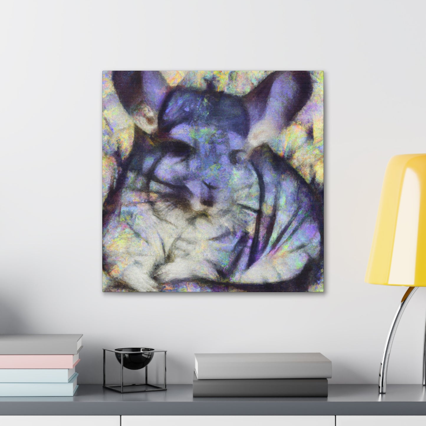 Chinchilla's Whimsical Dance - Canvas