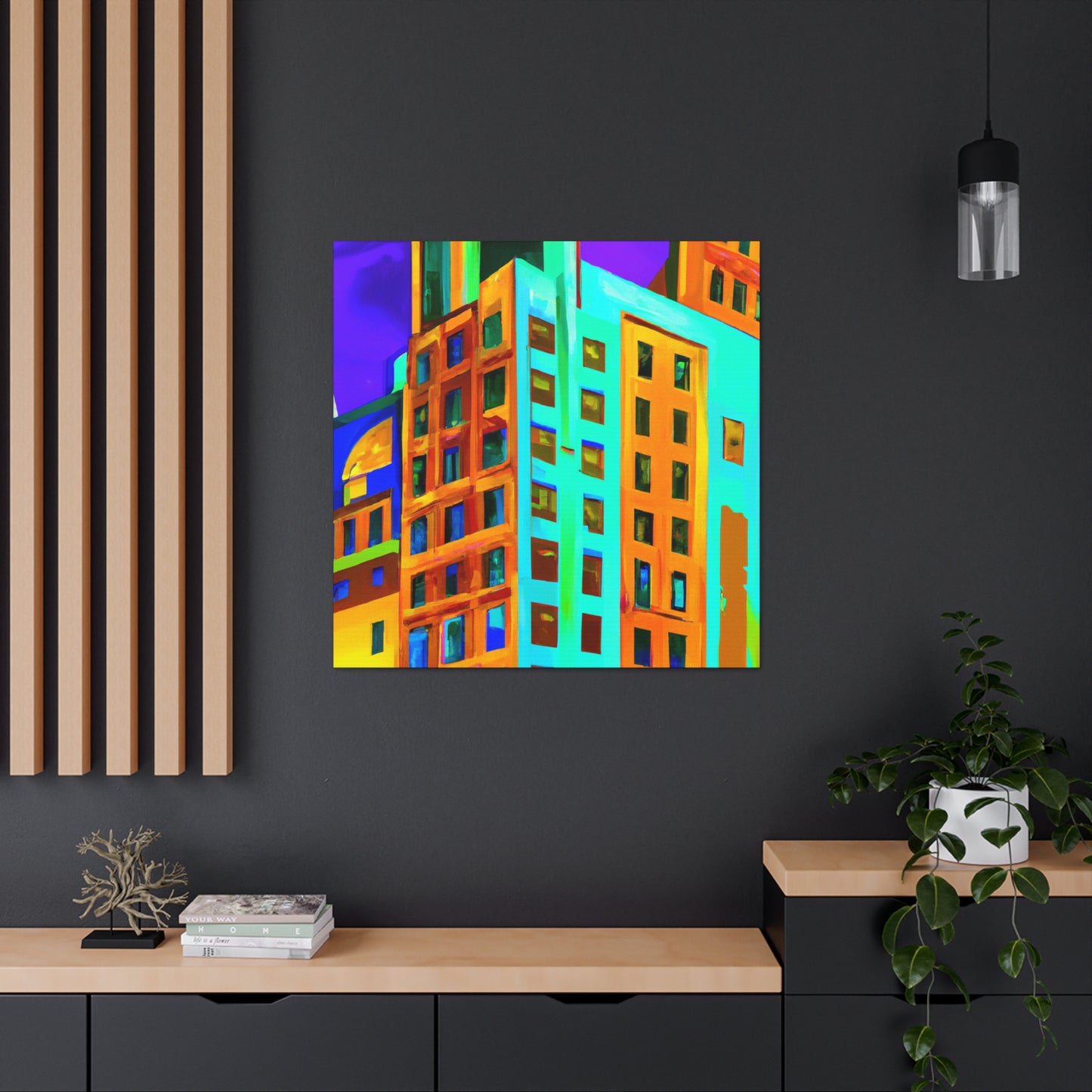 "Old Meets New Neoclassic" - Canvas