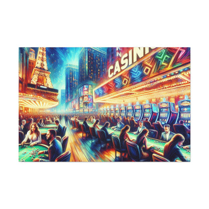 "Ethereal Casino Euphoria" - Canvas