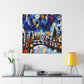 Urban Cityscape Scene - Canvas