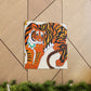 Bengal Tiger Unleashed. - Canvas