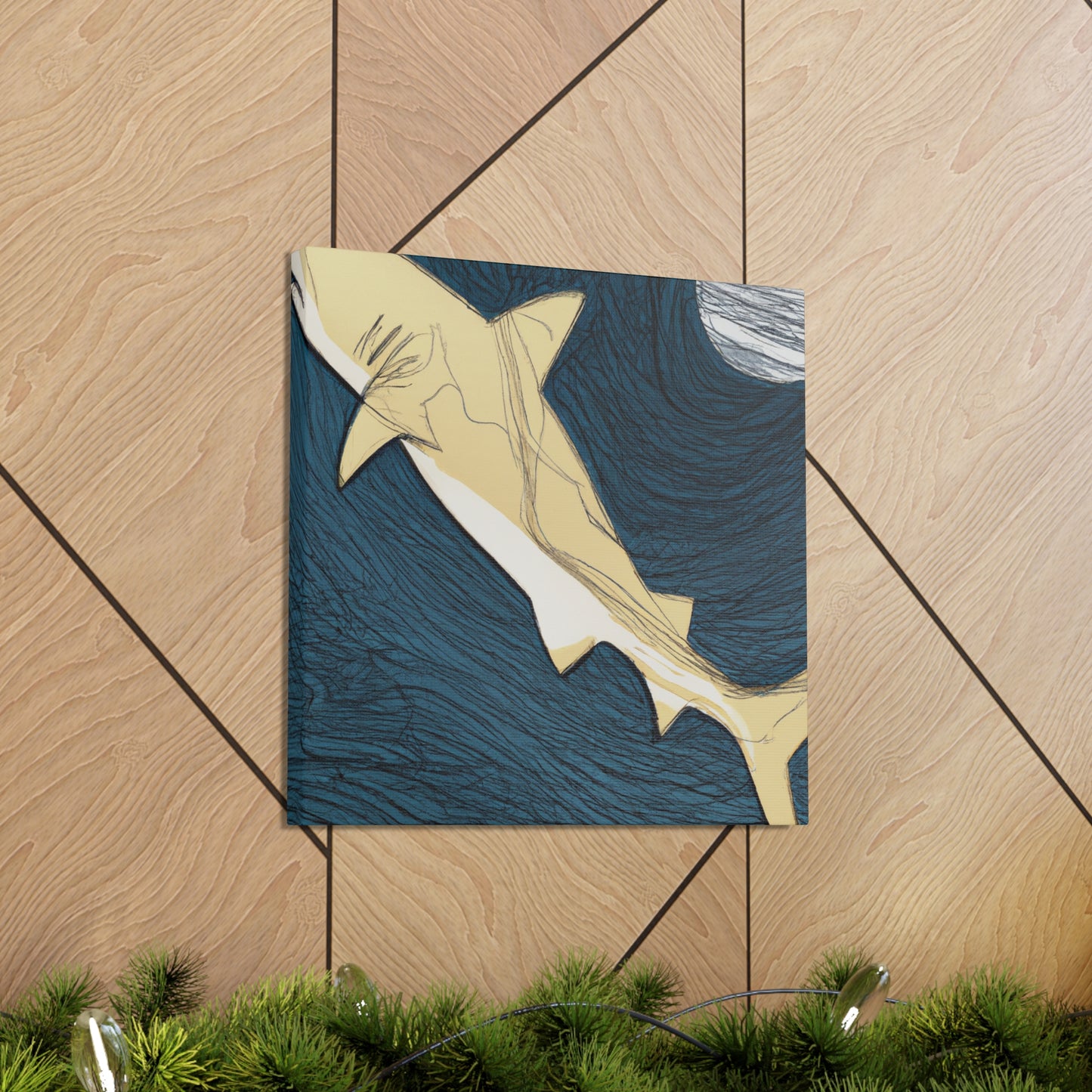 "The Shark's Dreamscape" - Canvas