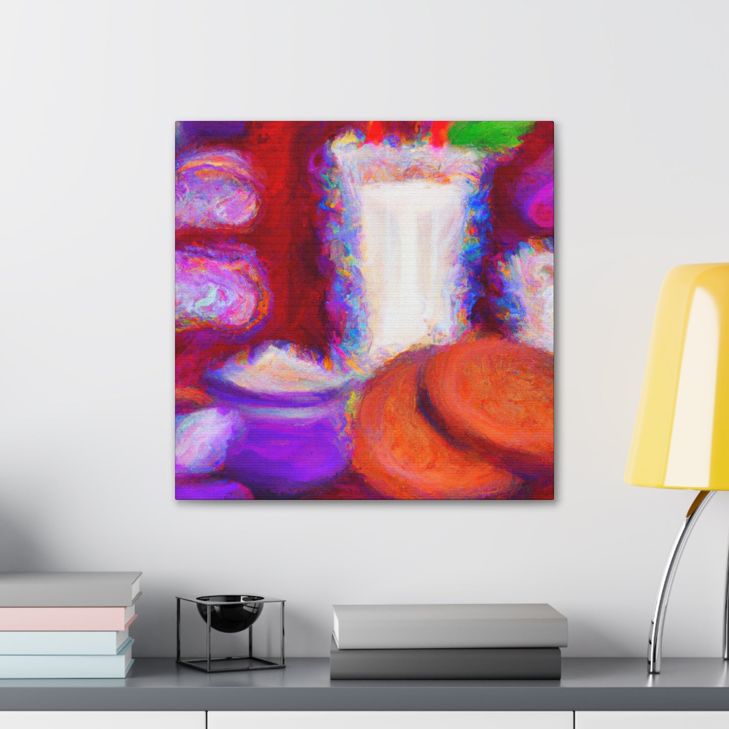 "Milk and Cookies Fantasy" - Canvas