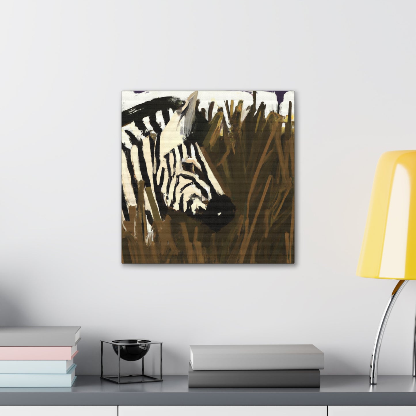 "Zebra in Transition Space" - Canvas