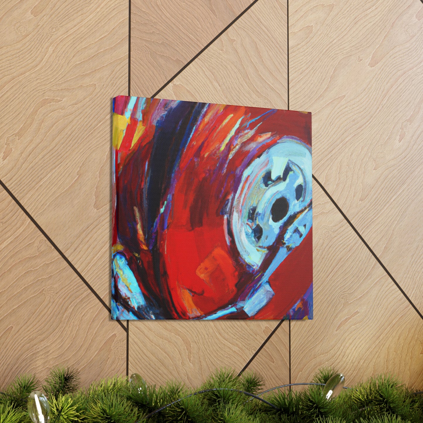 Reeling Tape Memories - Canvas