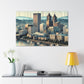 "Pulsating Portland Reflections" - Canvas