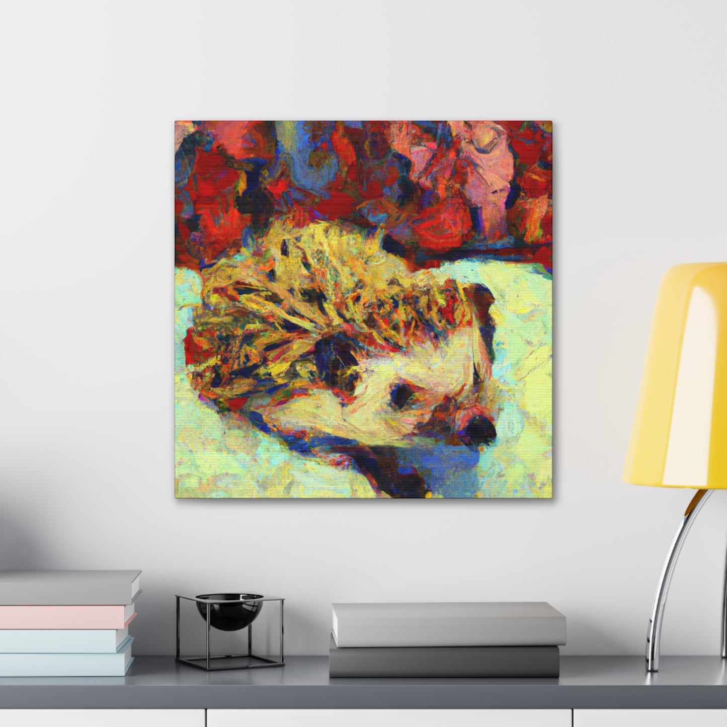 "Hedgehog in Impressionism" - Canvas