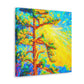 Cedar Tree Grandeur. - Canvas