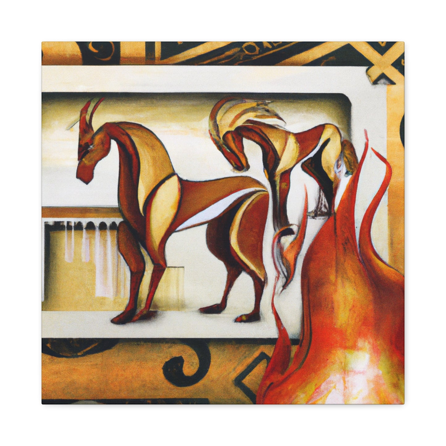 "Mules and Miracles' Art - Canvas