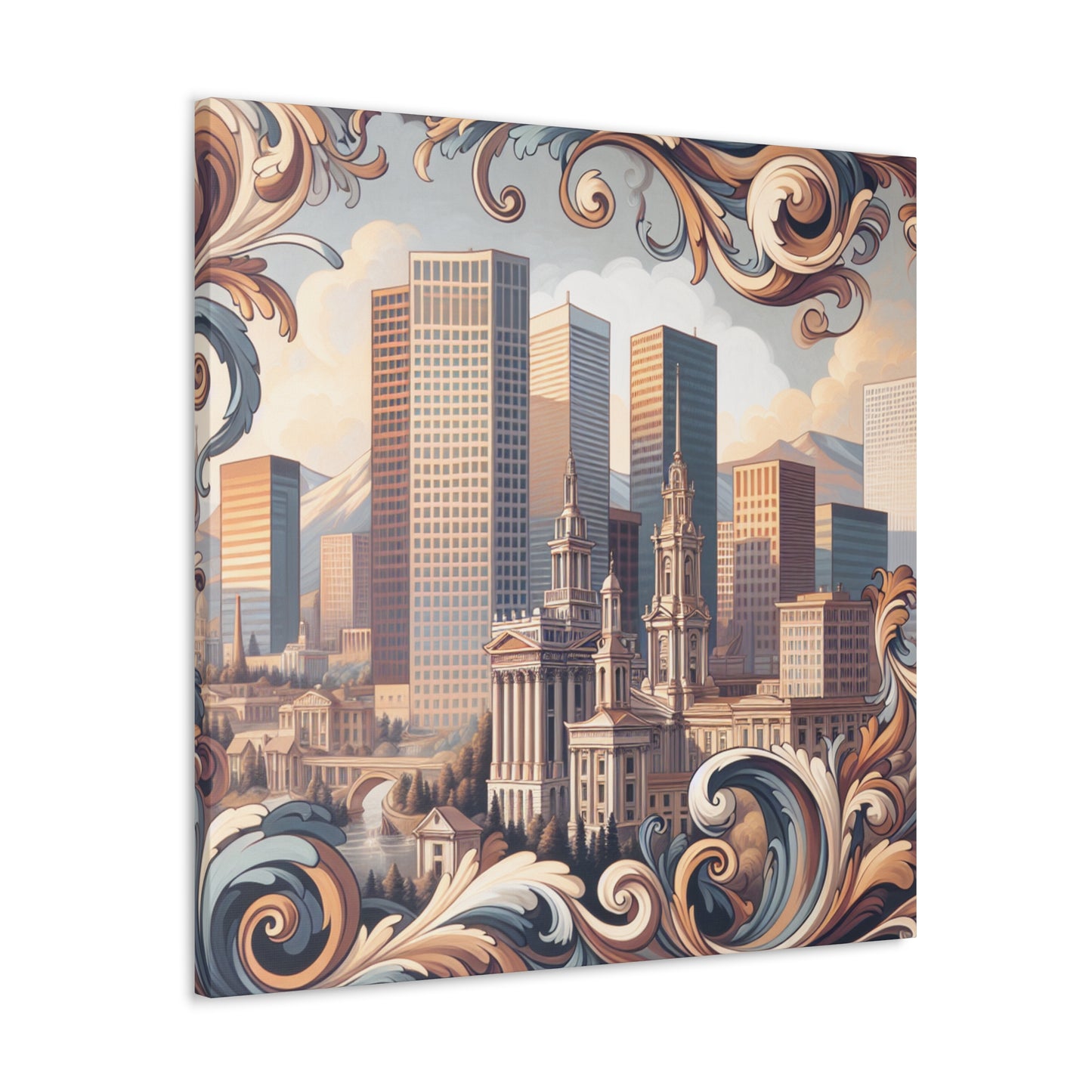 "Majestic Dreams of Denver" - Canvas