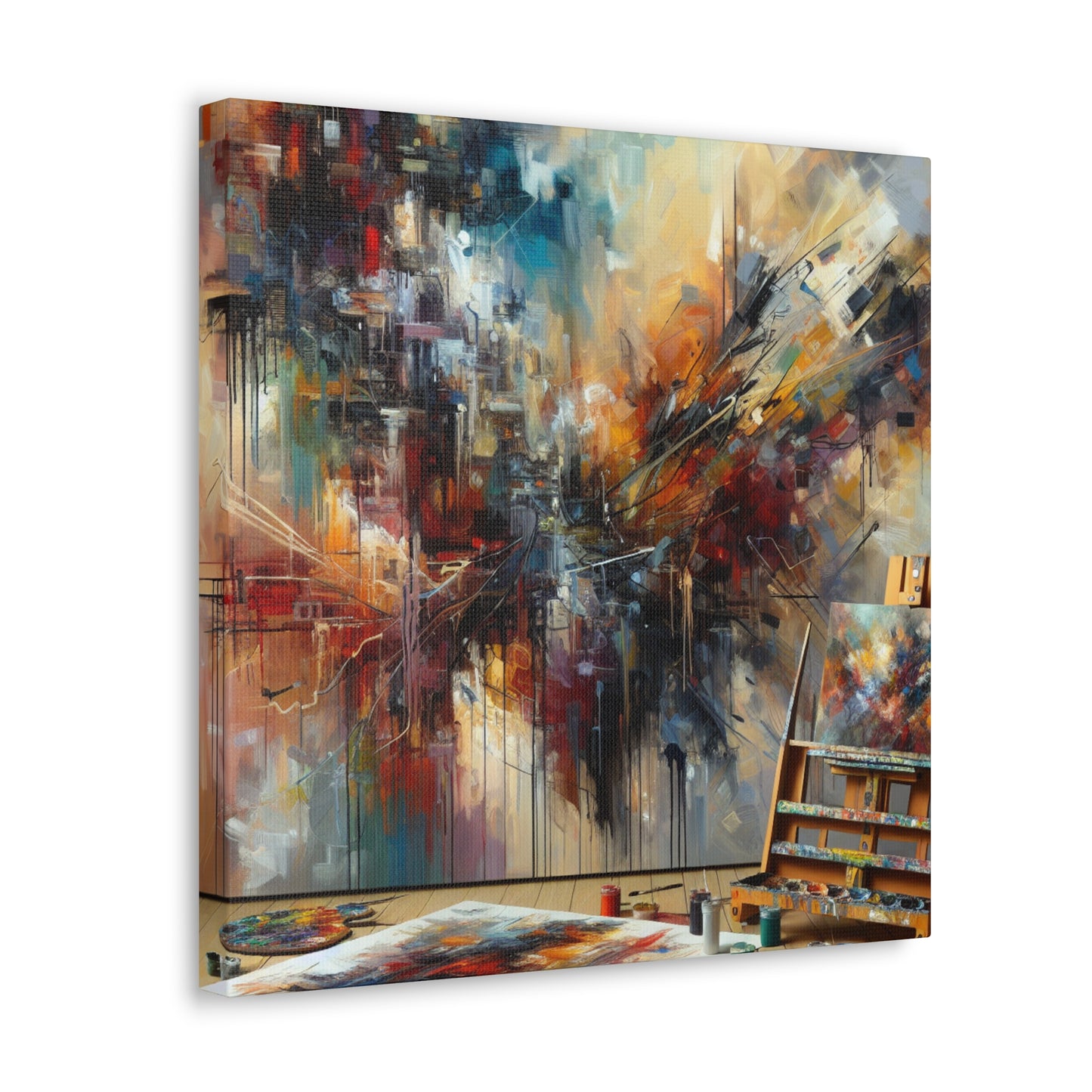 Chaos Unleashed Vivaciously - Canvas