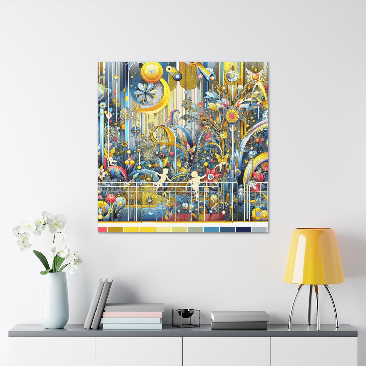 "Fairyland Blossoms Unveiled" - Canvas