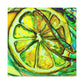 Lemon Impressionism Glows - Canvas