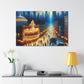 "Enchanting Urban Tapestry" - Canvas