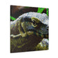 Komodo Dragon Reflection - Canvas