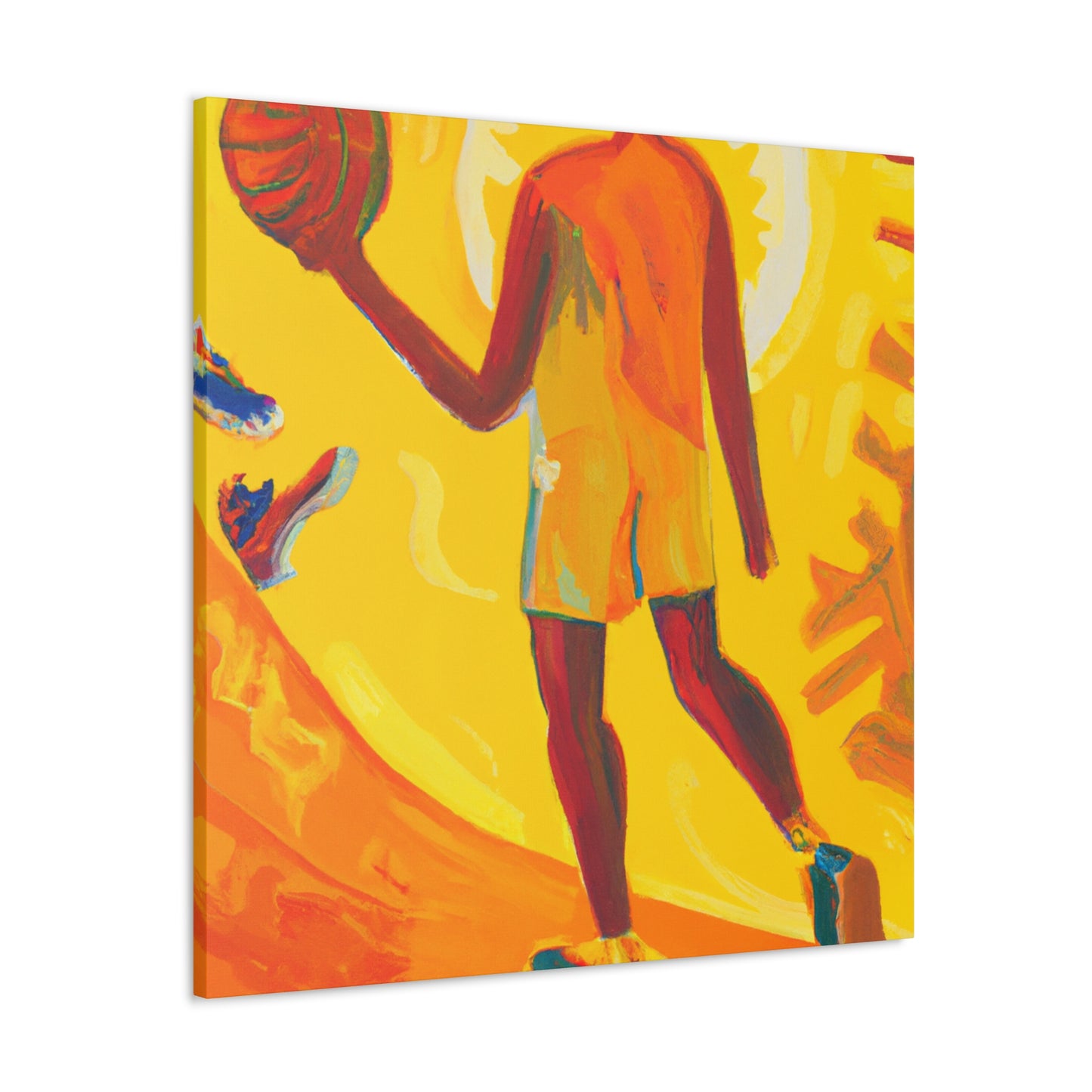 "Basketball Serenely Surreal" - Canvas